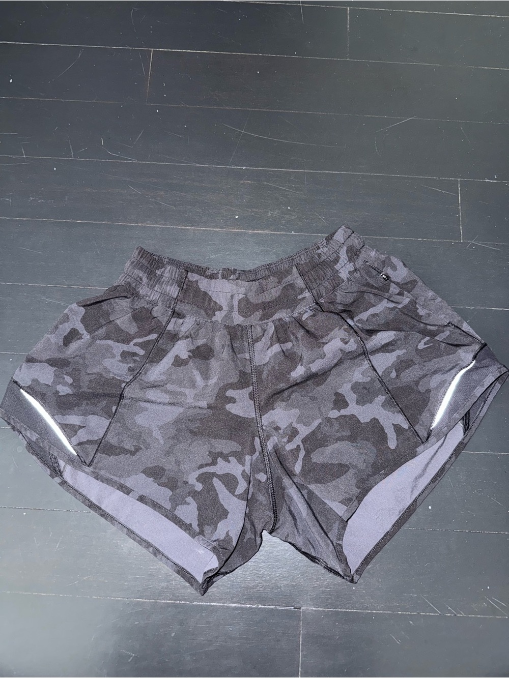 Lulu lemon Women’s Black Camo Athletic Shorts
